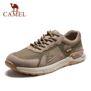 Camel รองเท้ากีฬาลําลอง ผ้าตาข่าย ระบายอากาศ กันลื่น ทนต่อการสึกหรอ สําหรับผู้ชาย