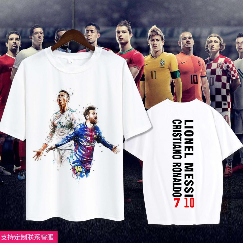 ronaldo-รอบเดียวกันเสื้อผ้า-neymar-messi-custom-jersey-ฟุตบอลแขนสั้นเสื้อยืดนักเรียนชายเสื้อกีฬา