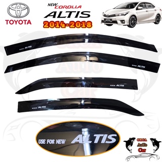 กันสาด/คิ้วกันสาด TOYOTA ALTIS 2014-2018