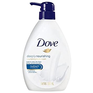 Dove deeply nourishing body​ wash​ nutrium moisture ครีมอาบน้ำ 550ml.