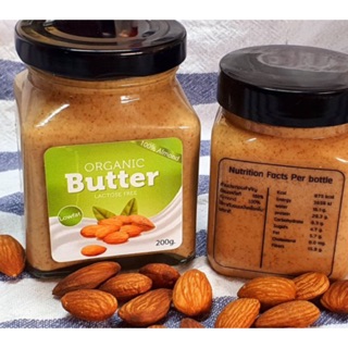 (KETo) almond butter เนยอัลมอนด์ 150g. , 200g. Almond 100%