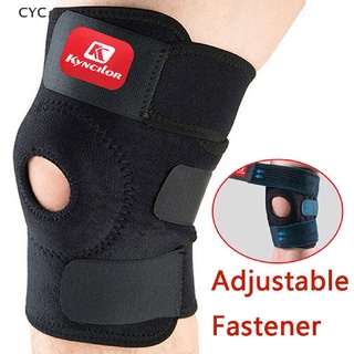 CYC Knee Brace Open Patella Support Adjustable Elastic Sports Kneecap Protector
 CY