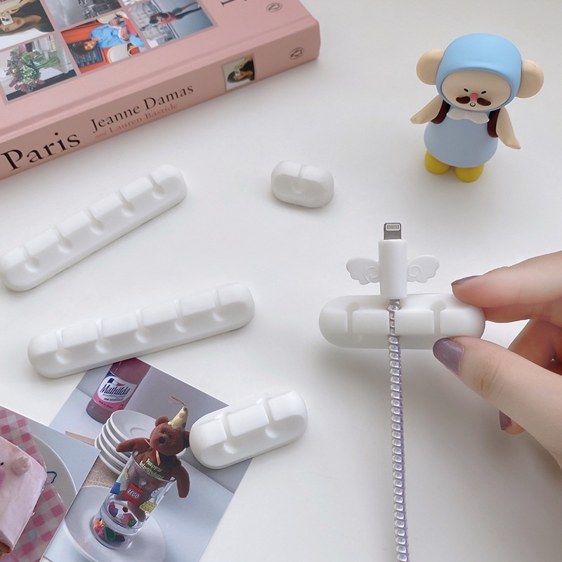พร้อมส่ง-data-cable-stick-ตัวเกาะสายชาร์จ-ที่เก็บสายชา์รจ-ที่ห้อยสายชาร์จ