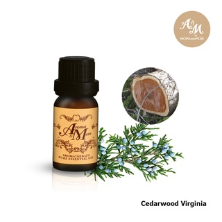 Aroma&amp;More Cedarwood Virginian Essential oil 100% / น้ำมันหอมระเหย ซีดาร์วูด เวอร์จิเนีย USA 10/30ML