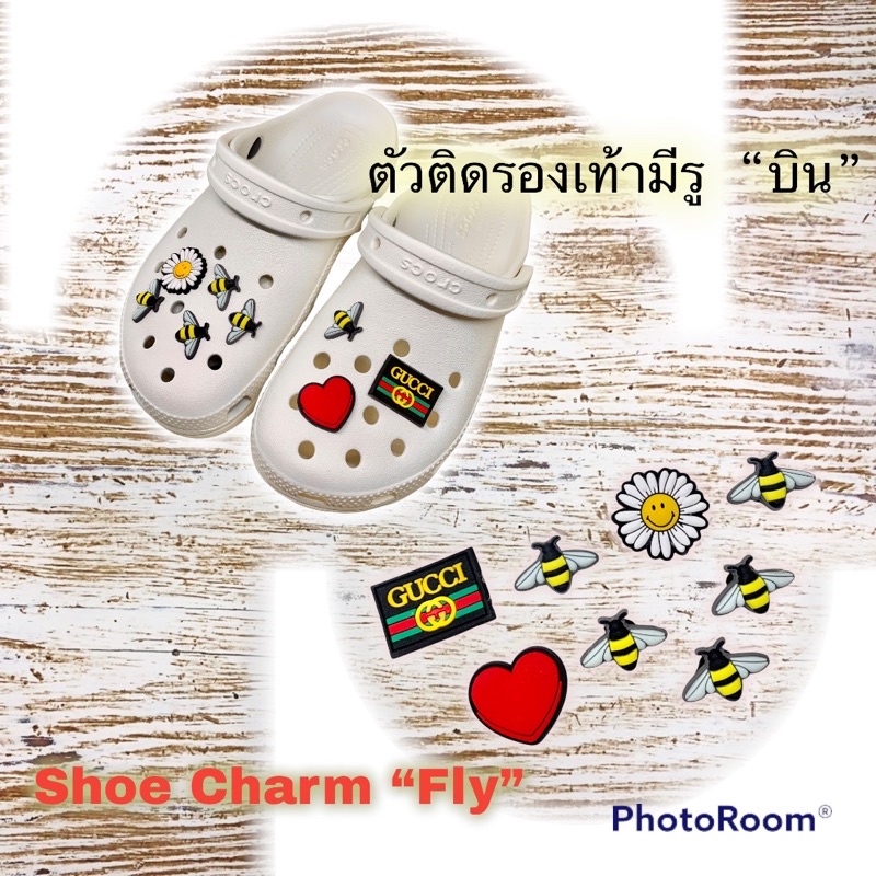 jbset-ตัวติดรองเท้ามีรู-บิน-8ชิ้น-shoe-charms-fly-8pics