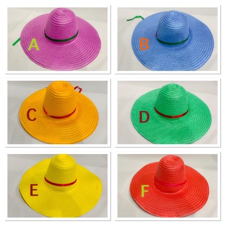 ภาพขนาดย่อของภาพหน้าปกสินค้าหมวกกันแดดหมวกทำไร่ ทำสวน หมวกชาวนา หมวกกีฬาสีหมวกแม่ค้าสีสันสวยทุกสี จากร้าน pigma239 บน Shopee