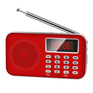 สินค้า วิทยุพกพา FM Y-619 ปุ่มกดง่าย เสียงดัง 3W MP3 ต่อหูฟังได้ พร้อมส่ง