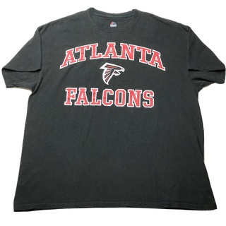 [S-5XL] เสื้อยืด พิมพ์ลายกราฟฟิค Atlanta Falcons Majestic สีดํา คุณภาพสูง diy
