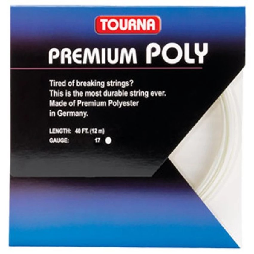 ภาพหน้าปกสินค้าTOURNA เอ็นไม้เทนนิส Premium Poly 40ft/12m.- tennis string