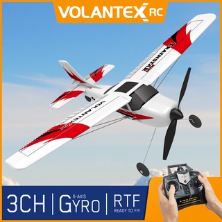 Volantex RC Airplane Mini Trainstar 2.4GHz 3CH 3level flight control Fixed wing Easy to Fly for Beginners 761-1 PNP RTF