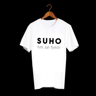 เสื้อยืดสีขาว สั่งทำ Fanmade แฟนเมด คำพูด แฟนคลับ ALLA24 Suho ซูโฮ