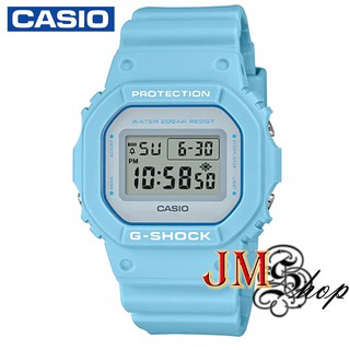 CASIO G-Shock นาฬิกาข้อมือ สายเรซิน รุ่น DW-5600SC-2DR (สีฟ้า)