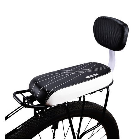yanjun-เบาะนั่งติดตะแกรงหลังจักรยาน-แบบมีพนักพิง-ไม่รวมตะแกรงท้าย