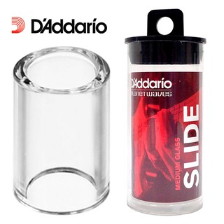 สินค้า D\'Addario® PWGS-SM สไลด์แก้ว แหวนสไลด์กีตาร์ อย่างดี ขนาดกลาง รูกว้าง 21.5 มิล ยาว 51 มม (Glass Guitar Slide)