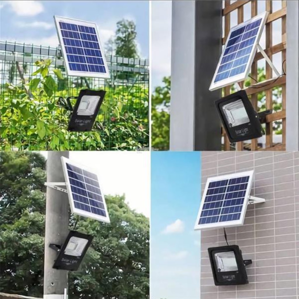 ไฟโซลล่าเซลล์-โคมไฟled-60w-solar-light-โคมไฟสำเร็จรูปพร้อมแบตรี่และแผงโซล่าร์แยก-sportlight-solar-cell