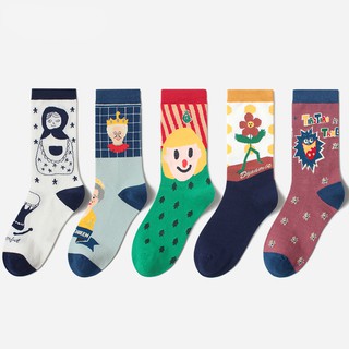 ภาพหน้าปกสินค้าKAFU D390 Cartoon long socks ซึ่งคุณอาจชอบสินค้านี้