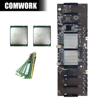 ชุด 9 การ์ด BTC X79 | ซีพียู DUAL XEON | เมนบอร์ด BTC79X9 | แรม 4GB | CRYPTO MINING MINER BITCOIN ETH ETHEREUM RTX 3060