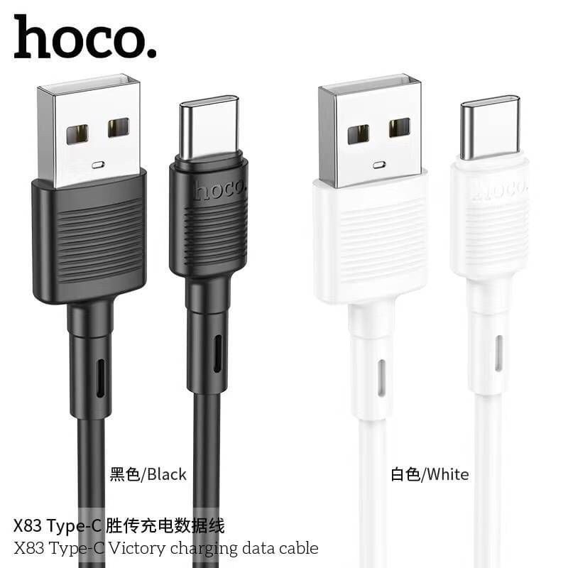 hoco-x83-สาย-ชาร์จ-data-แบบยาง-สำหรับ-micro-ip-typec-ใหม่ล่าสุด-แท้100