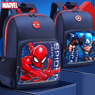 กระเป๋านักเรียน ขนาดใหญ่ จุของได้เยอะ ลาย Marvel Spiderman สําหรับเด็กประถม และนักเรียนประถม