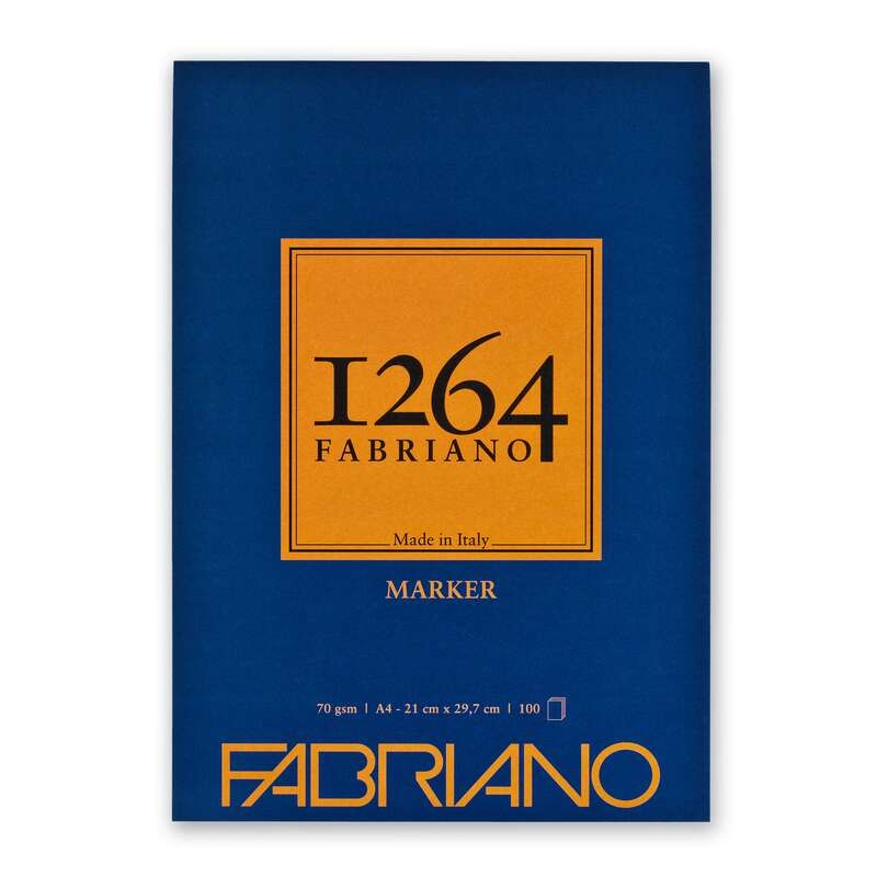 fabriano-สมุด-สมุดมาร์กเกอร์-สันกาว-70g-a4-100sh-fbn1264-จำนวน-1-เล่ม