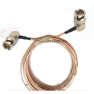 bnc male 90 องศา to bn สายเคเบิ้ลเชื่อมต่อ hd sdi rf coaxial coax rg 179 75ohm 2 ม. 5 ม. 1 ม.