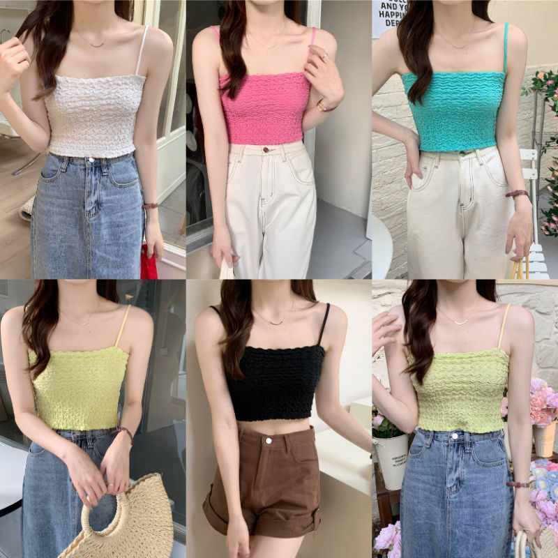 ey-shop688-พร้อมส่ง-32081-เสื้อแฟชั่นเกาหลีผ้าไหมพรมไซส์เดียว-เสื้อผ้าไหมพรมเข้ารูปมีหลายสี