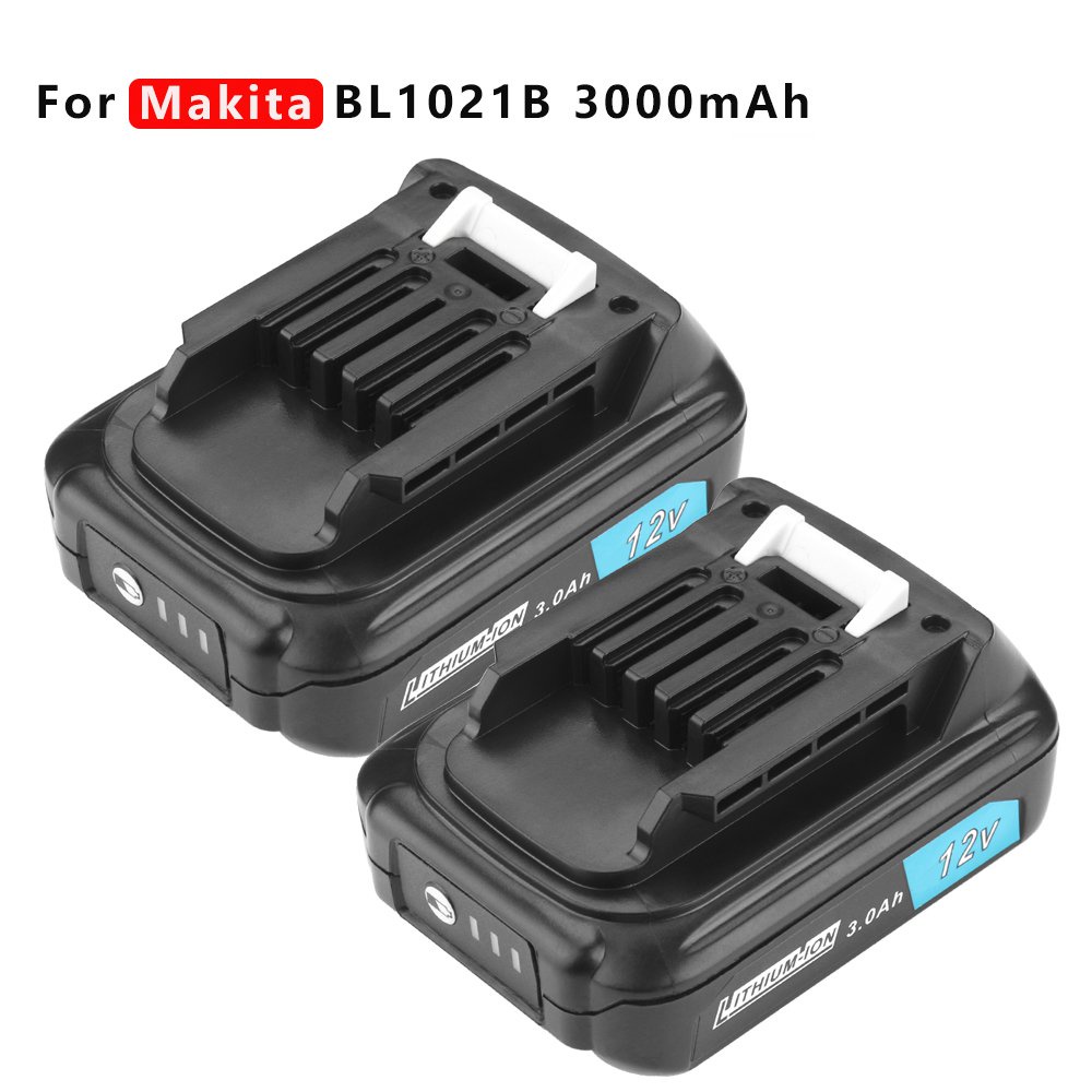 3000mAh แบตเตอรี่แบบชาร์จไฟสำหรับ Makita BL1021B BL1041B BL1015B ...