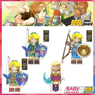 ฟิกเกอร์เจ้าหญิง Zelda The Legend of Zelda ขนาดเล็ก 4 แบบ ของเล่น สําหรับเด็ก เก็บสะสม ของขวัญ WM6053