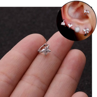 ภาพหน้าปกสินค้า(ราคา 1 ข้าง)ต่างหูห่วงเพชร ใส่ Tragus ❤️  ต้องการเป็นคู่กดสั่ง 2 ชิ้นนะคะ ที่เกี่ยวข้อง