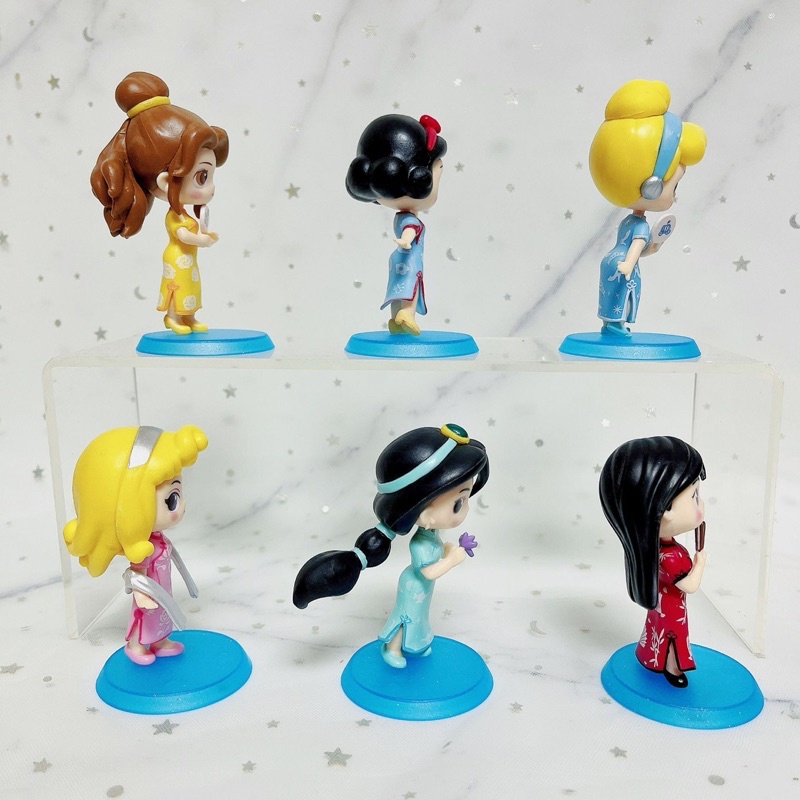 โมเดล-เจ้าหญิงดีสนีย์-disney-princess-ชุดตรุษจีน-ขนาด-9-ซม-น่ารัก-ราคาถูก-พร้อมส่ง-เก็บปลายทางได้