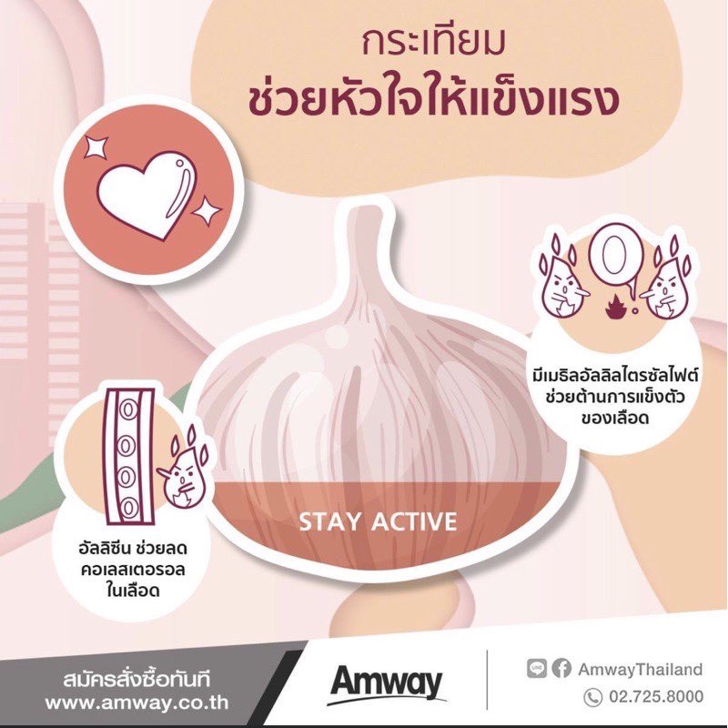 ภาพสินค้ากระเทียมนิวทริไลท์ 150 เม็ด ป้องกันความดันโลหิตสูง (ของแท้ จากshop amway ไทย)ของใหม่ มีรับประกันสินค้า จากร้าน ab.officiial บน Shopee ภาพที่ 4