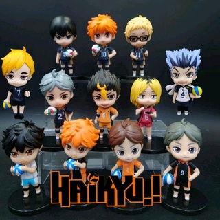 โมเดล ไฮคิว!! คู่ตบฟ้าประทาน Haikyu ขนาด 10 Cm พร้อมฐาน น่ารักมากๆ ซื้อครบชุดคุ้มราคากว่าเยอะ มีน้อย ห้ามพลาด