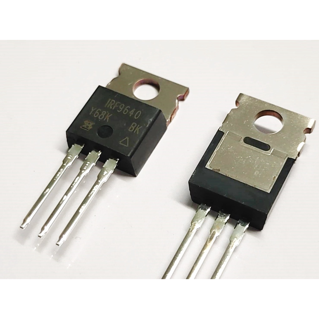 (2 ชิ้น) มอสเฟท (MOSFET) IRF9640PbF IRF9640 (-200V -11A) P channel TO ...