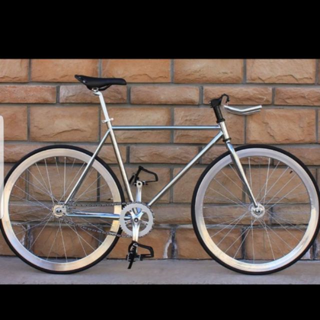 จักรยานฟิกเกียร์-fixgear-สีอะลู