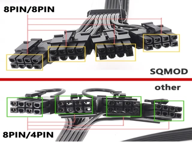 สายเคเบิลต่อขยายการ์ดจอ-ev-12vhpwr-pcie5-0-8pins-เป็น-16pin-12-4p