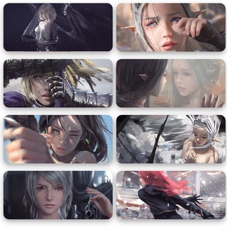 ✨💥💫แผ่นรองเมาส์ 800x300mm แผ่นรองเมาส์เกมมิ่ง กันลื่น  ลายAnime Ghostblade Princess Mouse Pad