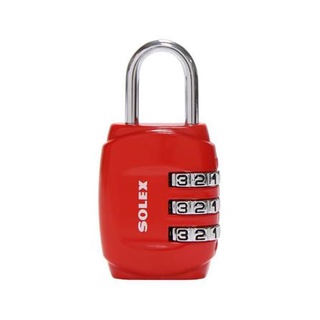 Dee-Double กุญแจรหัส SOLEX NO.C33 RD P.1 สีแดง