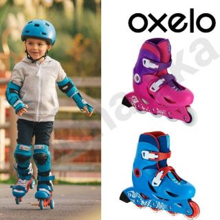 ภาพขนาดย่อของสินค้าRoller Skate โรลเลอร์​เบลด โ​รลเลอร์สเก็ต​ รองเท้าสเก็ต สำหรับเด็ก 4-6 ขวบ OXELO