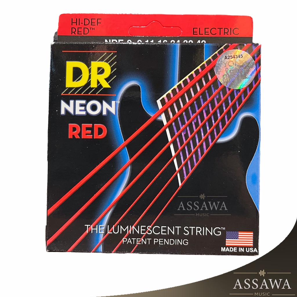 สายกีต้าร์ไฟฟ้า-dr-เลือกสีด้านใน-สายเรืองแสง-รุ่นใหม่ล่าสุด-ของแท้100-สาย-กีต้าร์ไฟฟ้า-dr-string-neon-สายเคลือบ