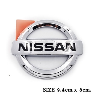 โลโก้ NISSAN นิสสัน โลโก้ โลโก้ติดรถ โลโก้พลาสติก อย่างดี มี 2 ขนาด 9.4x8 / 11.5x9.8