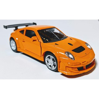 Porsche 911 GT3 RSR Orange [1:39 Scale] - Metal Speed Zone [MSZ]