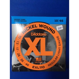 สายกีต้าร์ยี่ห้อ DAddario รุ่น EXL110 Guitar Strings