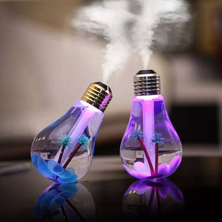 อโรม่า โคมไฟ 7 สี อโรม่าในบ้าน ห้องนอน พร้อมส่ง Lamp humidifier