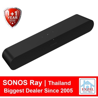 SONOS Ray Soundbar Speaker : 1Yr + 1 Extra Yr Warranty | Fast 1 Day Ship from Bangkok Stock Black / White