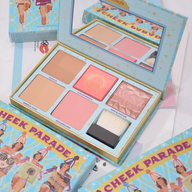 แท้100-benefit-cheek-parade-รวมบรัชออน-ไฮไลท์และเฉดดิ้ง