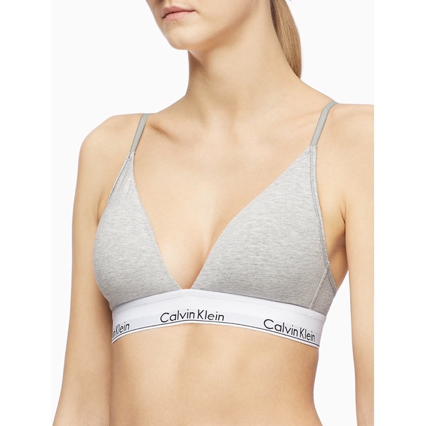 ภาพสินค้า(พรีออเดอร์-แท้ ) Calvin klein modern cotton triangle bra รุ่นแบบมีฟองน้ำ จากร้าน glamyourshoes บน Shopee ภาพที่ 3