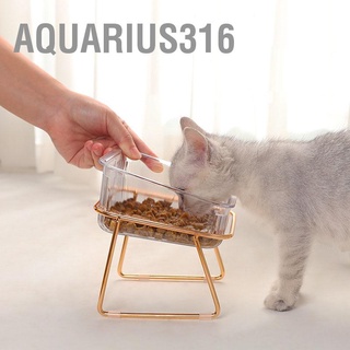 Aquarius316 ชามใส่อาหาร แบบใส สําหรับสัตว์เลี้ยง สุนัข แมว
