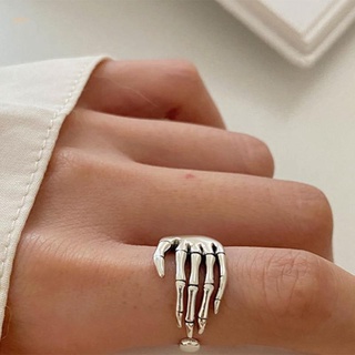 Arin แหวนแฟชั่น รูปโครงกระดูก สไตล์วินเทจ สําหรับผู้ชาย และผู้หญิง