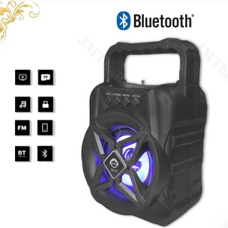 ลำโพงไร้สาย Bluetooth wireless รุ่น TO-11 ขนาดพกพา  มีหูหิ้ว มาพร้อมไฟที่ลำโพง (รับประกันนาน 3 เดือน)