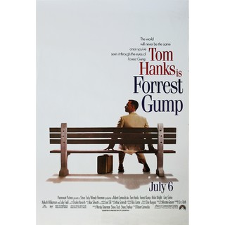 โปสเตอร์ หนัง ฟอร์เรสท์ กัมพ์ อัจฉริยะปัญญานิ่ม Forrest Gump 1994 POSTER 24”x35” Inch Tom Hanks